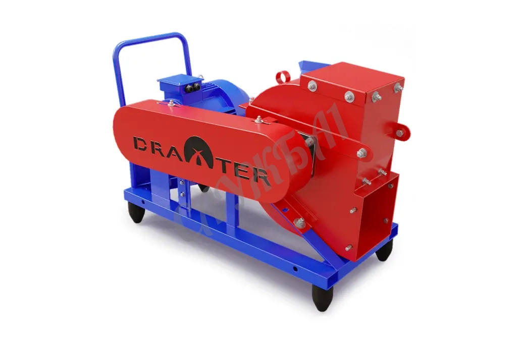 Промышленный щепорез DraXter Щ-350Э (элект; 7,5 кВт (380В); сито 12 мм.; раструб 300х300 расш.